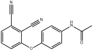 N-[4-(2,3-dicyanophenoxy)phenyl]acetamide Structure