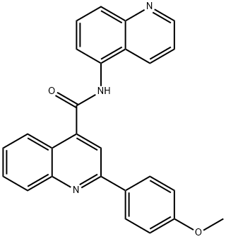 2-(4-methoxyphenyl)-N-(5-quinolinyl)-4-quinolinecarboxamide|