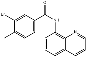 3-bromo-4-methyl-N-(8-quinolinyl)benzamide Structure