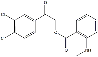 2-(3,4-dichlorophenyl)-2-oxoethyl 2-(methylamino)benzoate|