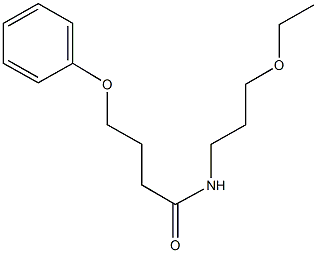 N-(3-ethoxypropyl)-4-phenoxybutanamide Structure