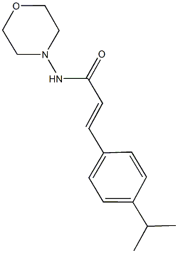 3-(4-isopropylphenyl)-N-(4-morpholinyl)acrylamide|