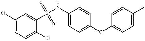 2,5-dichloro-N-[4-(4-methylphenoxy)phenyl]benzenesulfonamide Structure