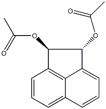 2-(acetyloxy)-1,2-dihydro-1-acenaphthylenyl acetate Structure