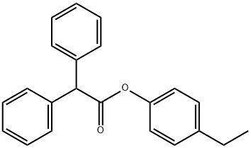 4-ethylphenyl diphenylacetate Struktur