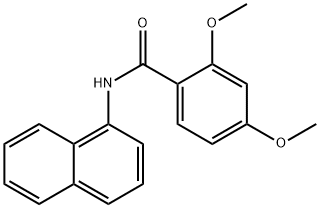 2,4-dimethoxy-N-(1-naphthyl)benzamide,526186-02-7,结构式