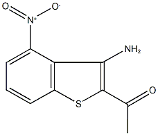 1-{3-amino-4-nitro-1-benzothien-2-yl}ethanone|