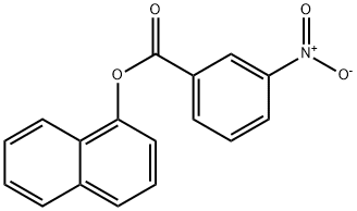 1-naphthyl 3-nitrobenzoate Struktur