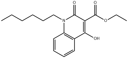 52851-59-9 ethyl 1-hexyl-4-hydroxy-2-oxo-1,2-dihydro-3-quinolinecarboxylate