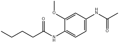 N-[4-(acetylamino)-2-methoxyphenyl]pentanamide Struktur