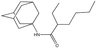 N-(1-adamantyl)-2-ethylhexanamide Structure