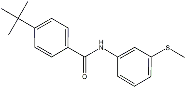 4-tert-butyl-N-[3-(methylsulfanyl)phenyl]benzamide,530121-79-0,结构式