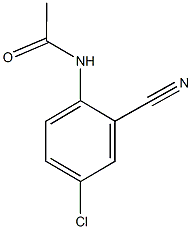 N-(4-chloro-2-cyanophenyl)acetamide Structure