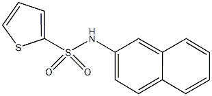 N-(2-naphthyl)-2-thiophenesulfonamide 结构式