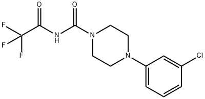 534559-26-7 4-(3-chlorophenyl)-N-(trifluoroacetyl)-1-piperazinecarboxamide