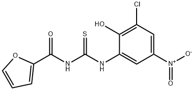 53501-40-9 N-{3-chloro-2-hydroxy-5-nitrophenyl}-N'-(furan-2-ylcarbonyl)thiourea