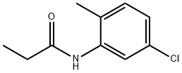 N-(5-chloro-2-methylphenyl)propanamide 结构式