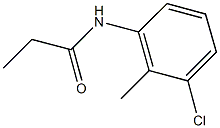 N-(3-chloro-2-methylphenyl)propanamide Structure