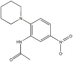 N-{5-nitro-2-piperidin-1-ylphenyl}acetamide Structure