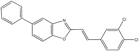 2-[2-(3,4-dichlorophenyl)vinyl]-5-phenyl-1,3-benzoxazole|