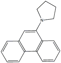 1-(9-phenanthryl)pyrrolidine Structure