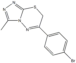 6-(4-bromophenyl)-3-methyl-7H-[1,2,4]triazolo[3,4-b][1,3,4]thiadiazine|
