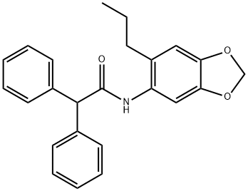 540511-96-4 2,2-diphenyl-N-(6-propyl-1,3-benzodioxol-5-yl)acetamide