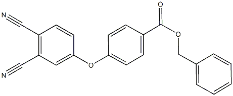 benzyl 4-(3,4-dicyanophenoxy)benzoate Structure
