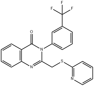 540514-13-4 2-[(2-pyridinylsulfanyl)methyl]-3-[3-(trifluoromethyl)phenyl]-4(3H)-quinazolinone