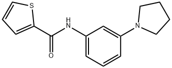 N-[3-(1-pyrrolidinyl)phenyl]-2-thiophenecarboxamide|