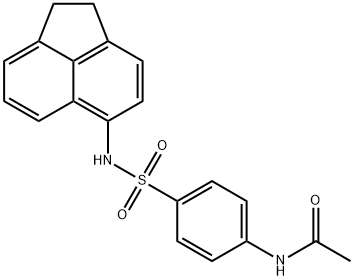 N-{4-[(1,2-dihydro-5-acenaphthylenylamino)sulfonyl]phenyl}acetamide,540517-95-1,结构式