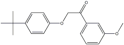 2-(4-tert-butylphenoxy)-1-(3-methoxyphenyl)ethanone,540520-34-1,结构式