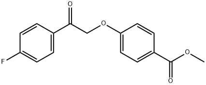 methyl 4-[2-(4-fluorophenyl)-2-oxoethoxy]benzoate Structure