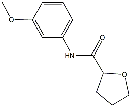 N-(3-methoxyphenyl)tetrahydro-2-furancarboxamide Structure