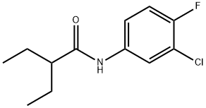 N-(3-chloro-4-fluorophenyl)-2-ethylbutanamide|