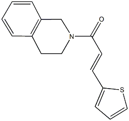 2-[3-(2-thienyl)acryloyl]-1,2,3,4-tetrahydroisoquinoline,540758-20-1,结构式