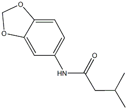 N-(1,3-benzodioxol-5-yl)-3-methylbutanamide Structure