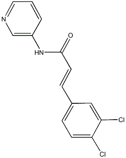 3-(3,4-dichlorophenyl)-N-(3-pyridinyl)acrylamide Structure