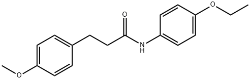 N-(4-ethoxyphenyl)-3-(4-methoxyphenyl)propanamide Structure