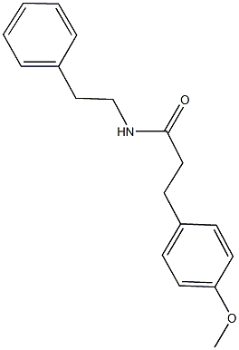 3-(4-methoxyphenyl)-N-(2-phenylethyl)propanamide Structure