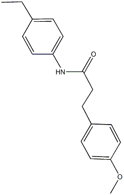 N-(4-ethylphenyl)-3-(4-methoxyphenyl)propanamide Structure