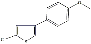 2-chloro-4-(4-methoxyphenyl)thiophene,54095-29-3,结构式