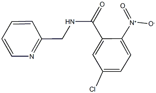 5-chloro-2-nitro-N-(2-pyridinylmethyl)benzamide,541515-64-4,结构式