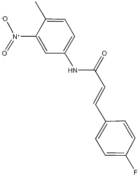 541516-95-4 3-(4-fluorophenyl)-N-{3-nitro-4-methylphenyl}acrylamide