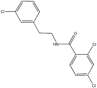 2,4-dichloro-N-[2-(3-chlorophenyl)ethyl]benzamide Structure