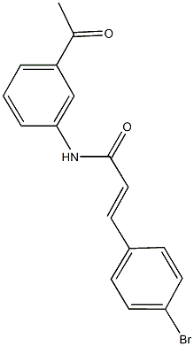 N-(3-acetylphenyl)-3-(4-bromophenyl)acrylamide|