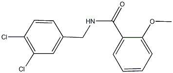 N-(3,4-dichlorobenzyl)-2-methoxybenzamide 结构式