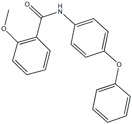 2-methoxy-N-(4-phenoxyphenyl)benzamide 化学構造式