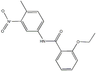 2-ethoxy-N-{3-nitro-4-methylphenyl}benzamide Structure