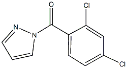 1-(2,4-dichlorobenzoyl)-1H-pyrazole Structure